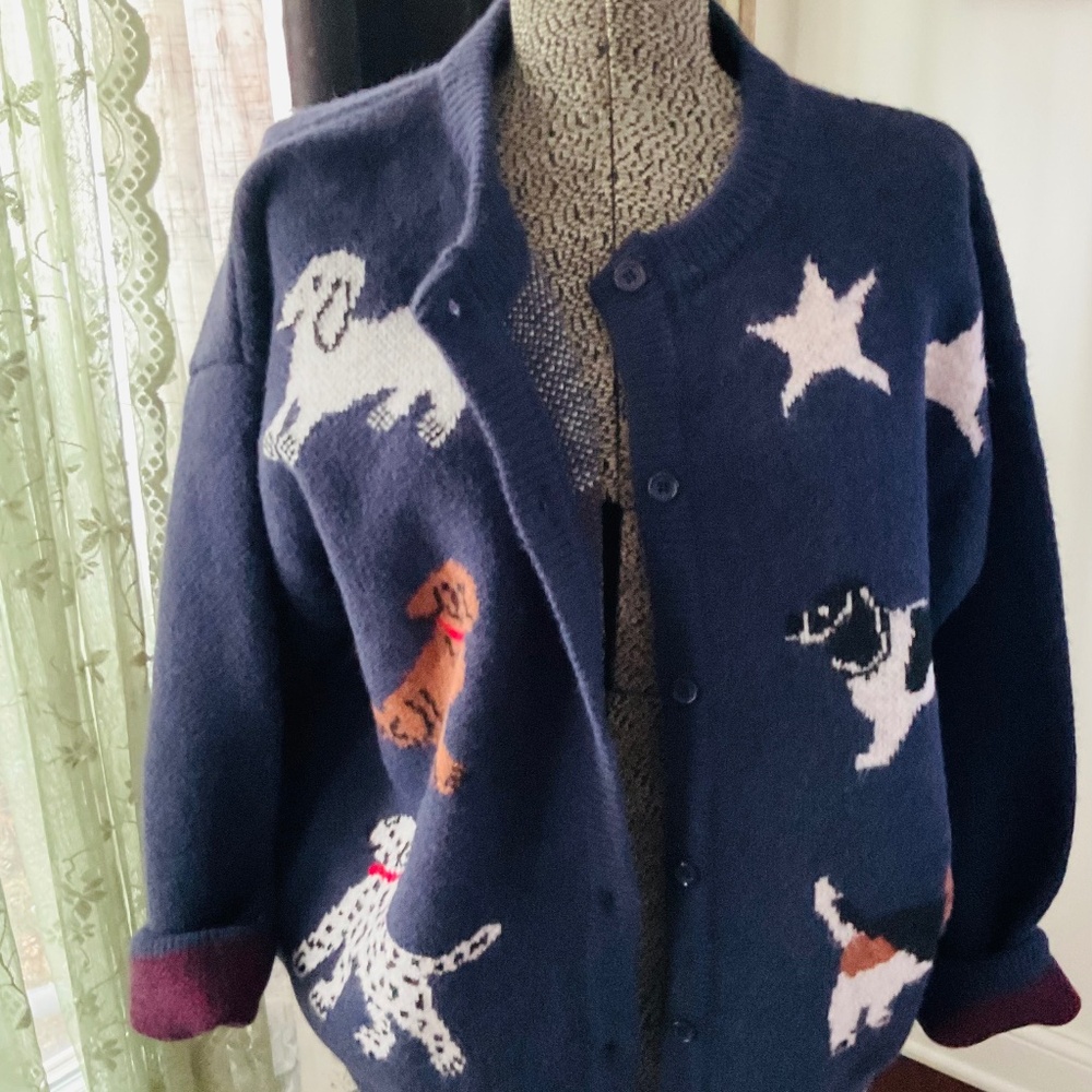 Beautiful MERCI dog cardigan